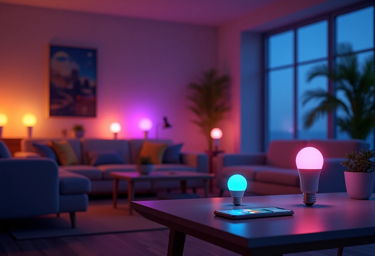 Jak działa sterowanie inteligentnymi żarówkami RGB