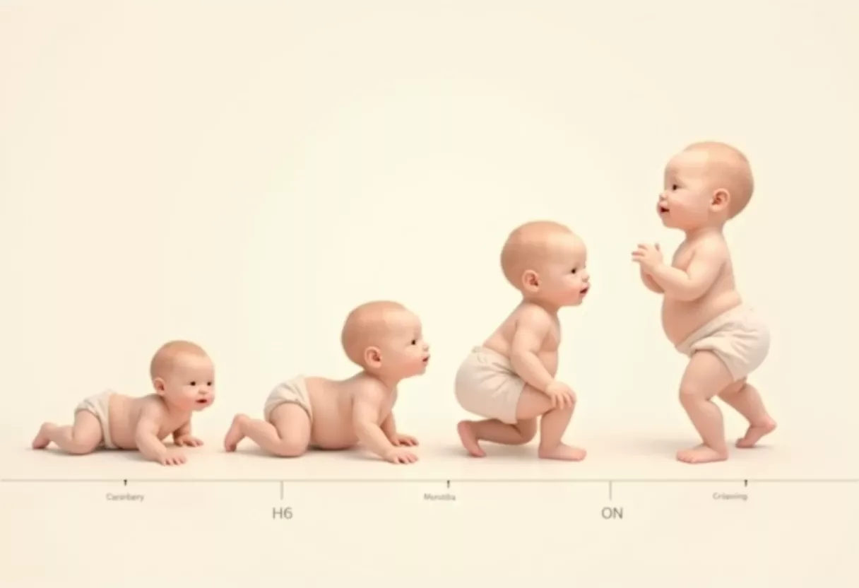 Etapy rozwoju dziecka w pierwszym roku życia