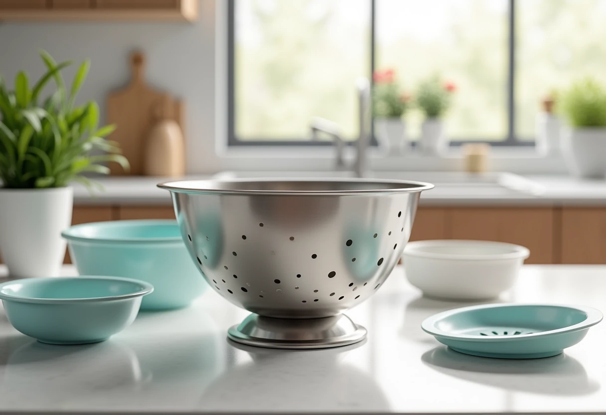 Porównanie durszlaków stalowych z innymi materiała