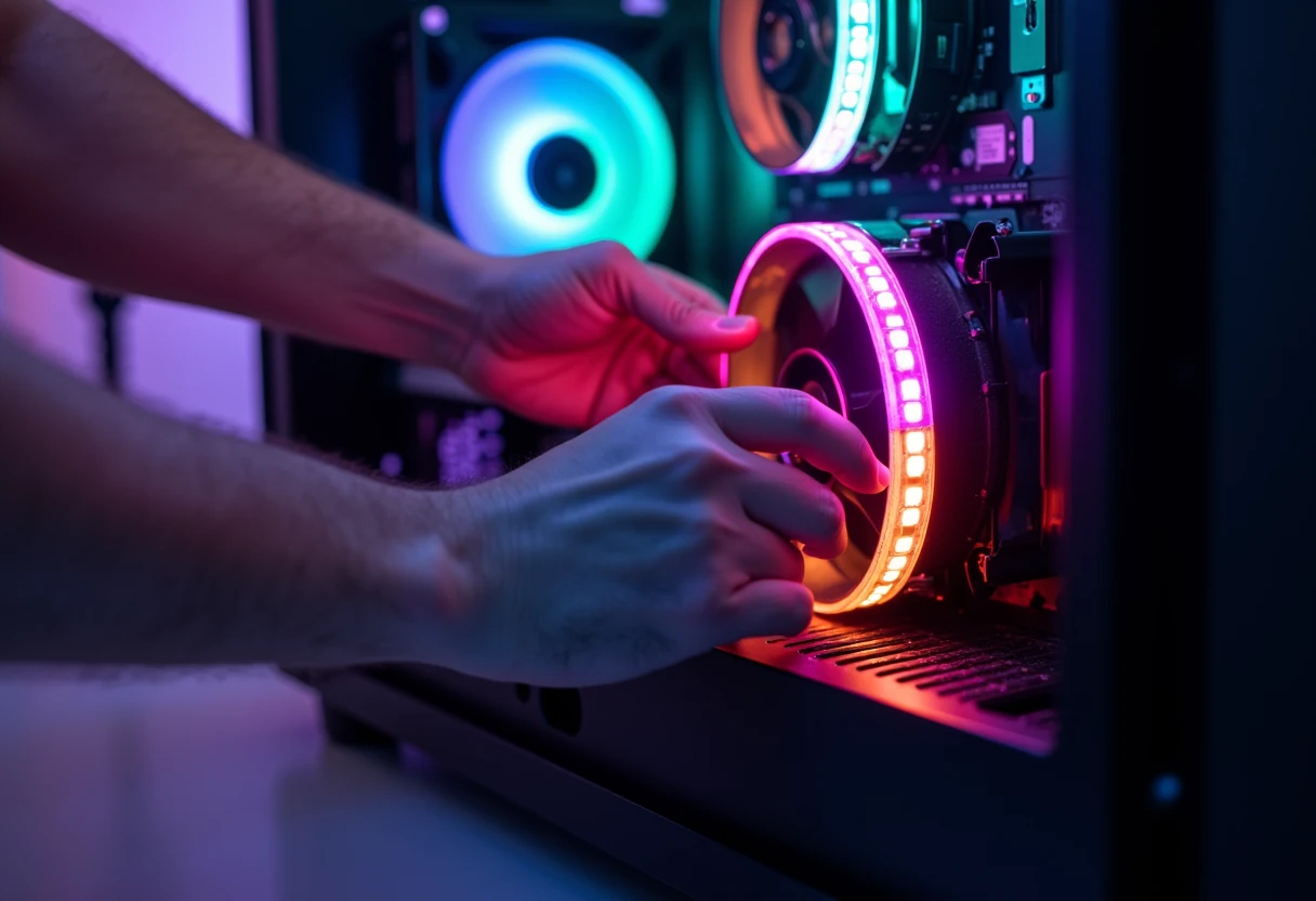 Jak zamontować taśmy LED w obudowie komputera? Kro