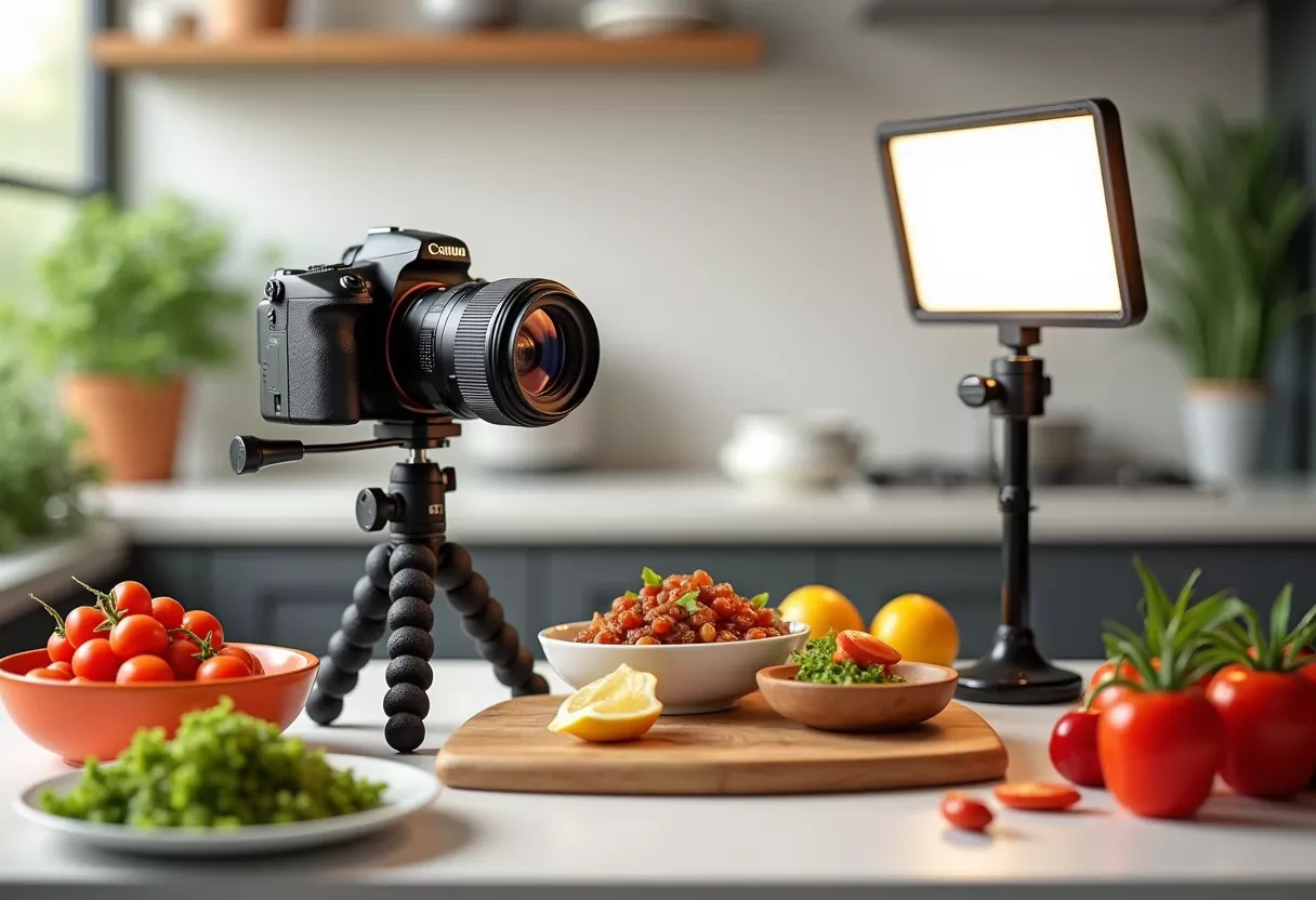 Sprzęt fotograficzny do fotografowania jedzenia – 
