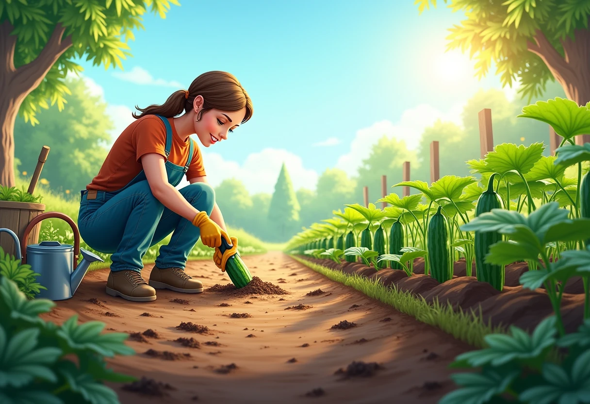 Sadzenie ogórków gruntowych – krok po kroku