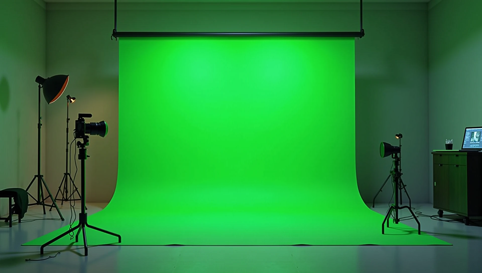 green screen tło