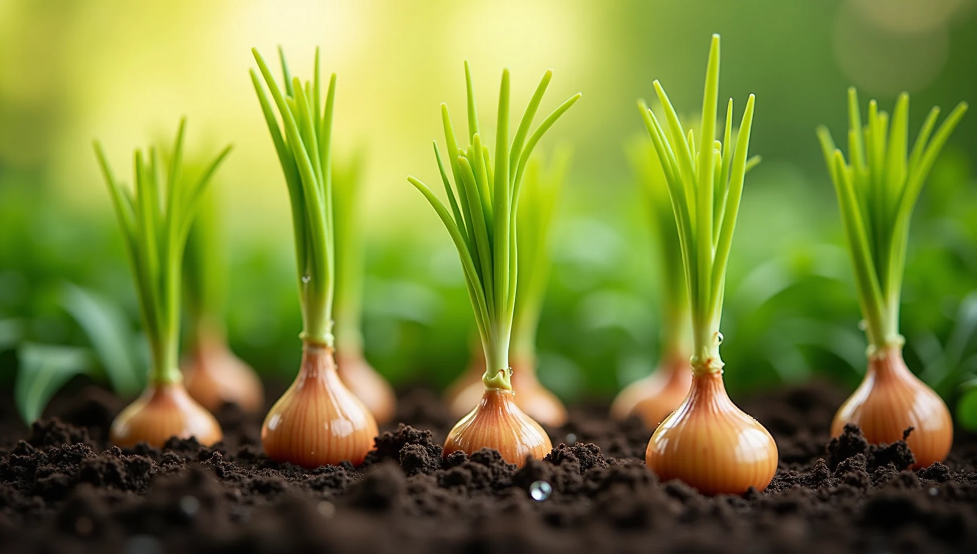 cebula przez sadzonkę