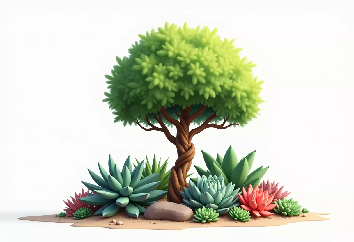 Porównanie drzewka szczęścia z innymi sukulentami