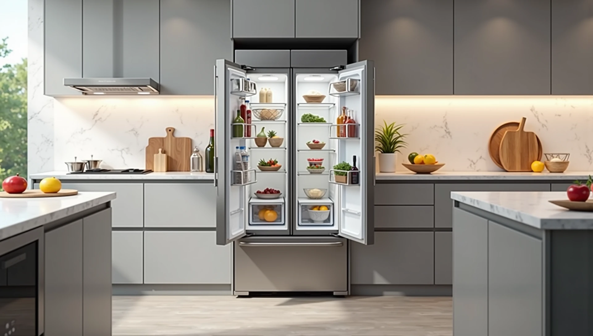 lodówka side by side