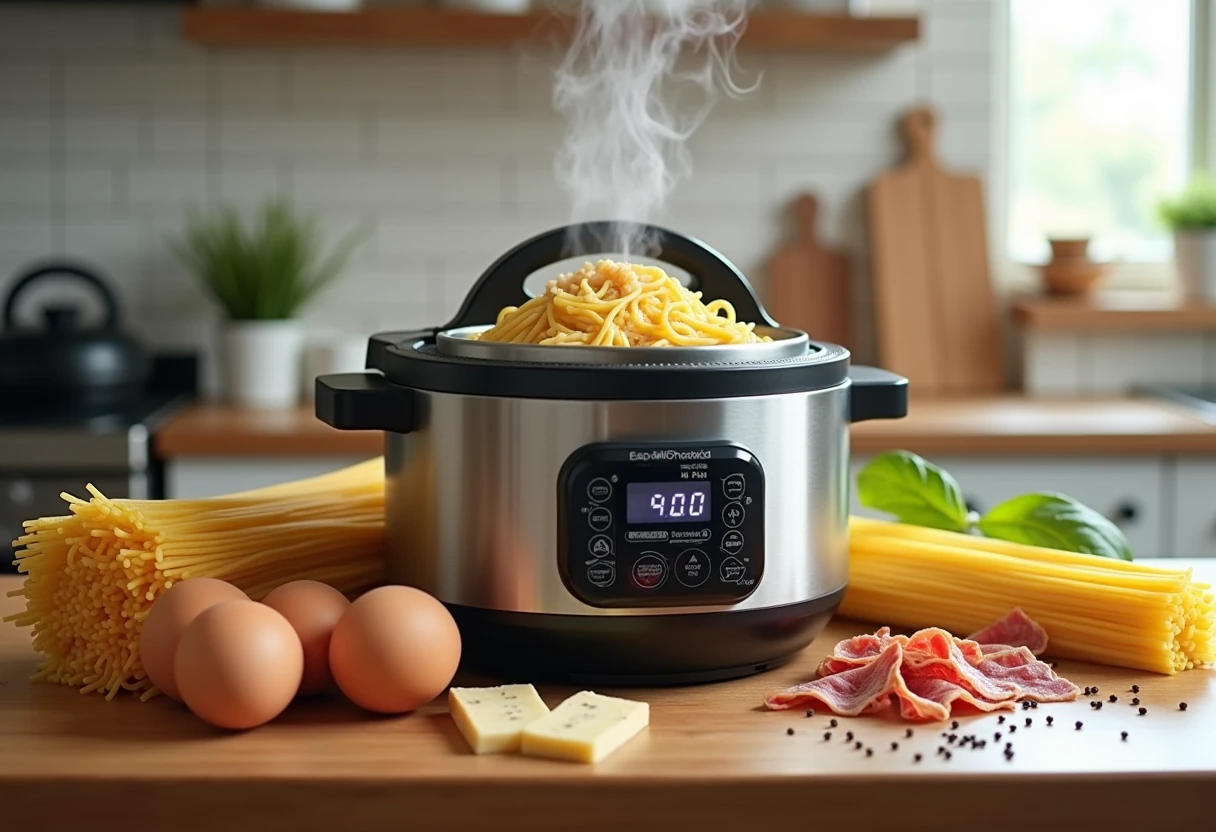 Tradycyjne składniki carbonary dostosowane do mult