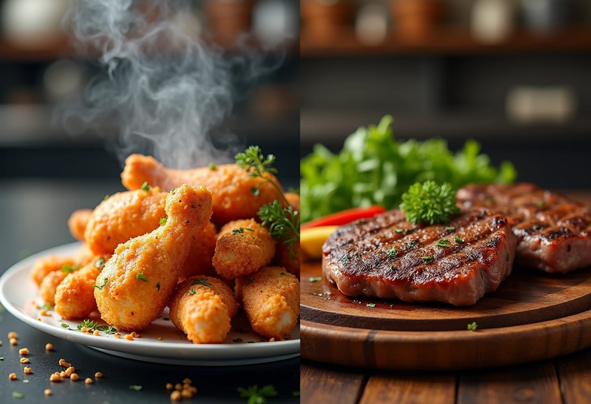 Porównanie: mięso z airfryera a tradycyjne metody