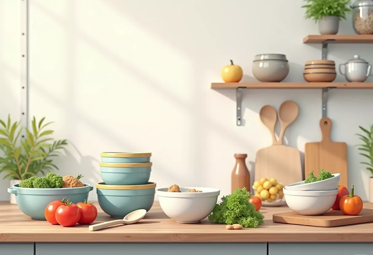 Filtrowanie i sortowanie zestawów misek kuchennych