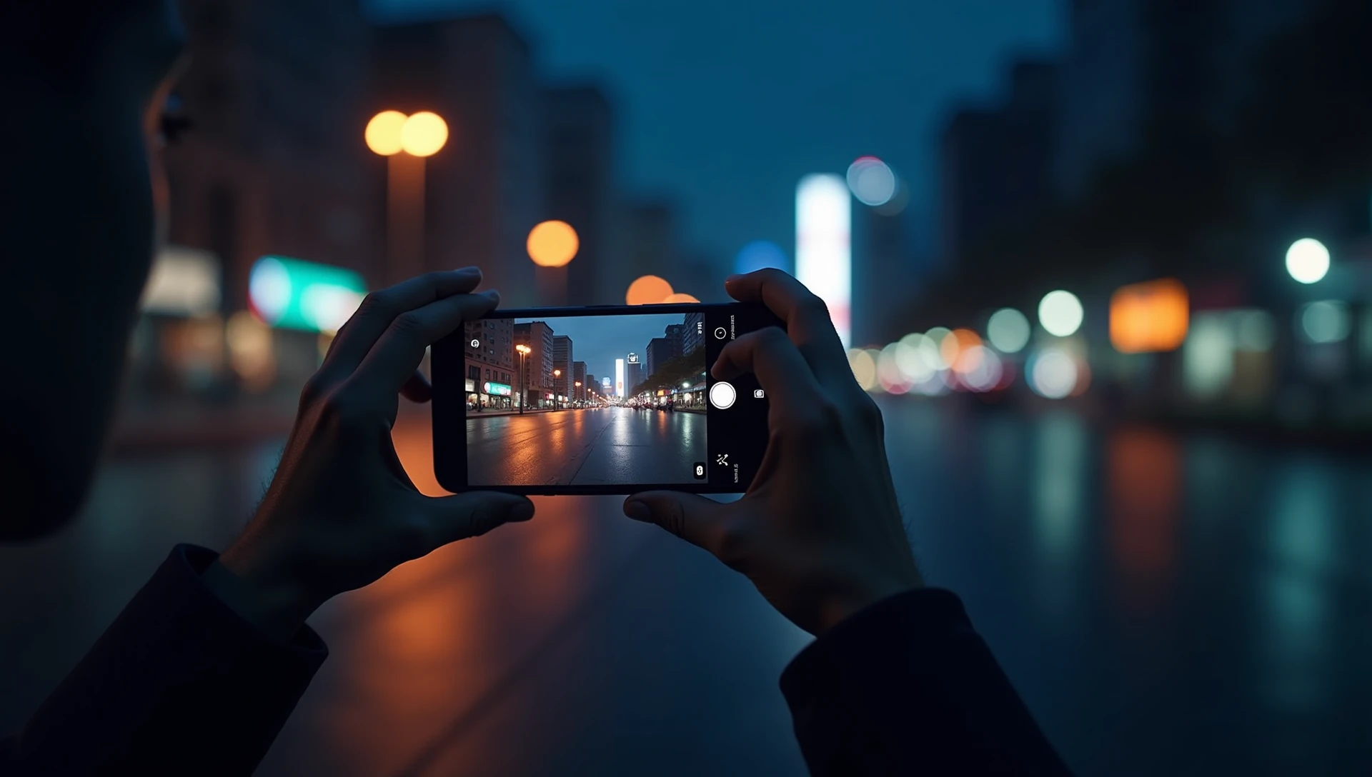 nocne zdjęcia smartfonem