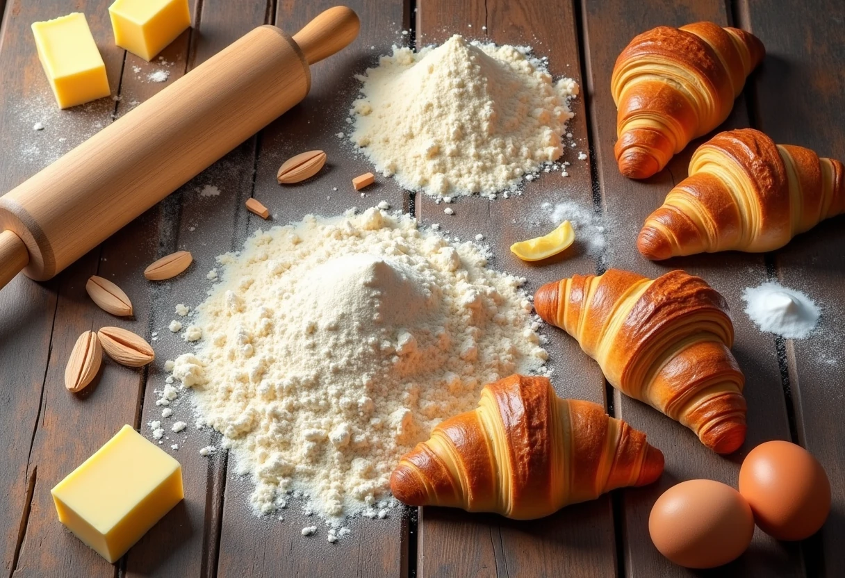 Kluczowe składniki do rogalików maślanych