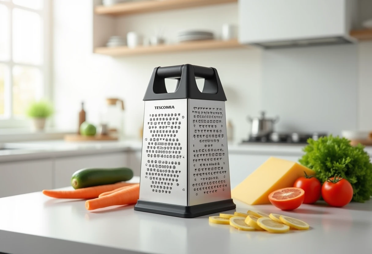 Rodzaje ostrzy w tarce wielofunkcyjnej TESCOMA