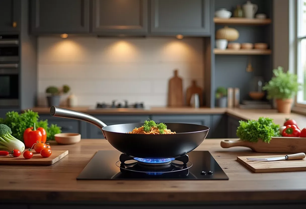 Patelnia wok na gaz, indukcję i piec – jak dopasow