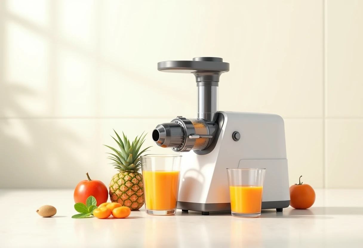 Najważniejsze części wyciskarki wolnoobrotowej