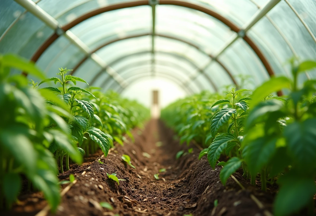 Foliowy tunel i inne metody ochrony rozsady