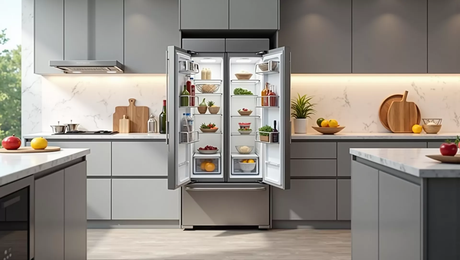 lodówka side by side