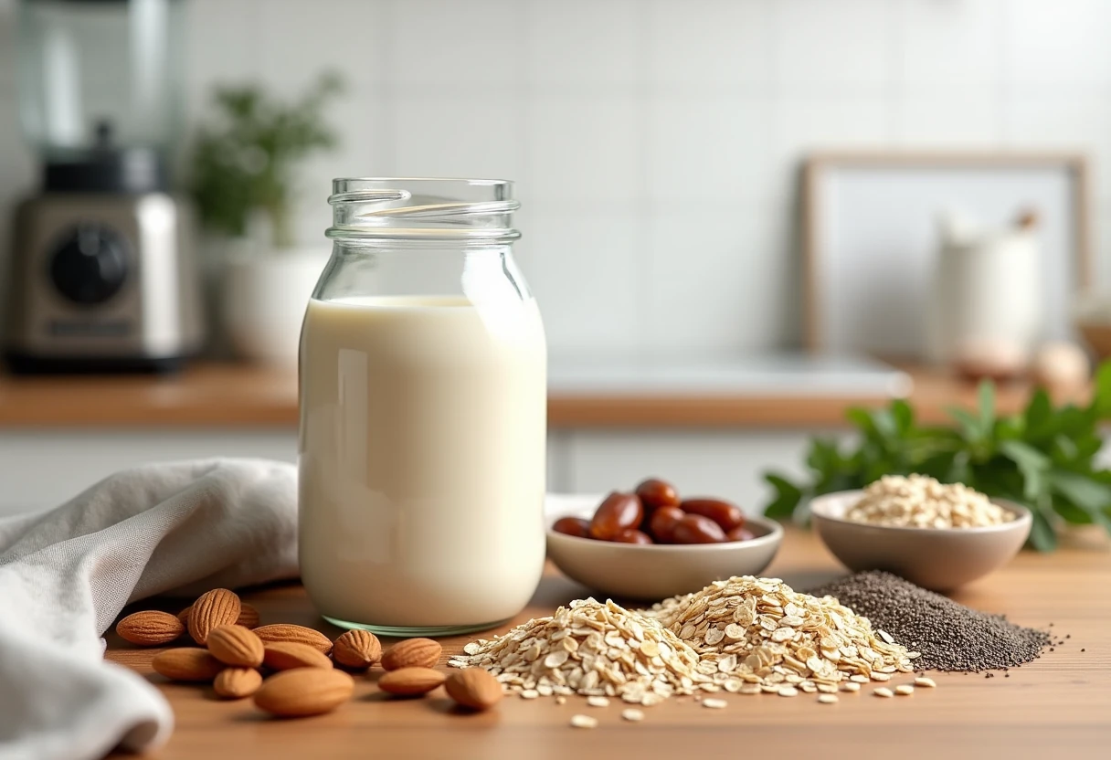 Podstawowe składniki mleka roślinnego domowego