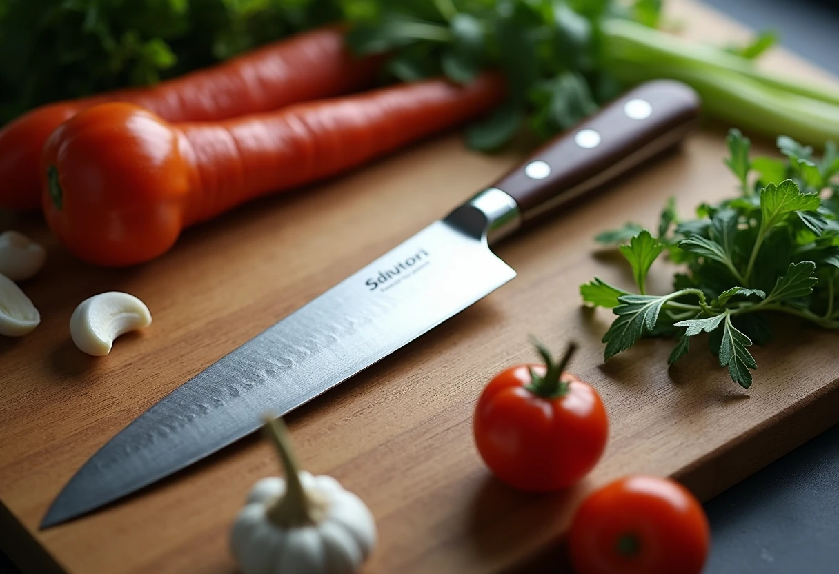 Shiori 撓 Orību Santoku – uniwersalny nóż szefa kuc