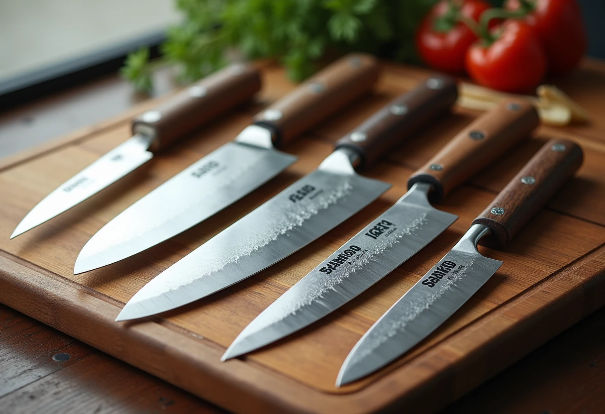 Rodzaje noży kuchennych japońskich – Gyuto, Santok