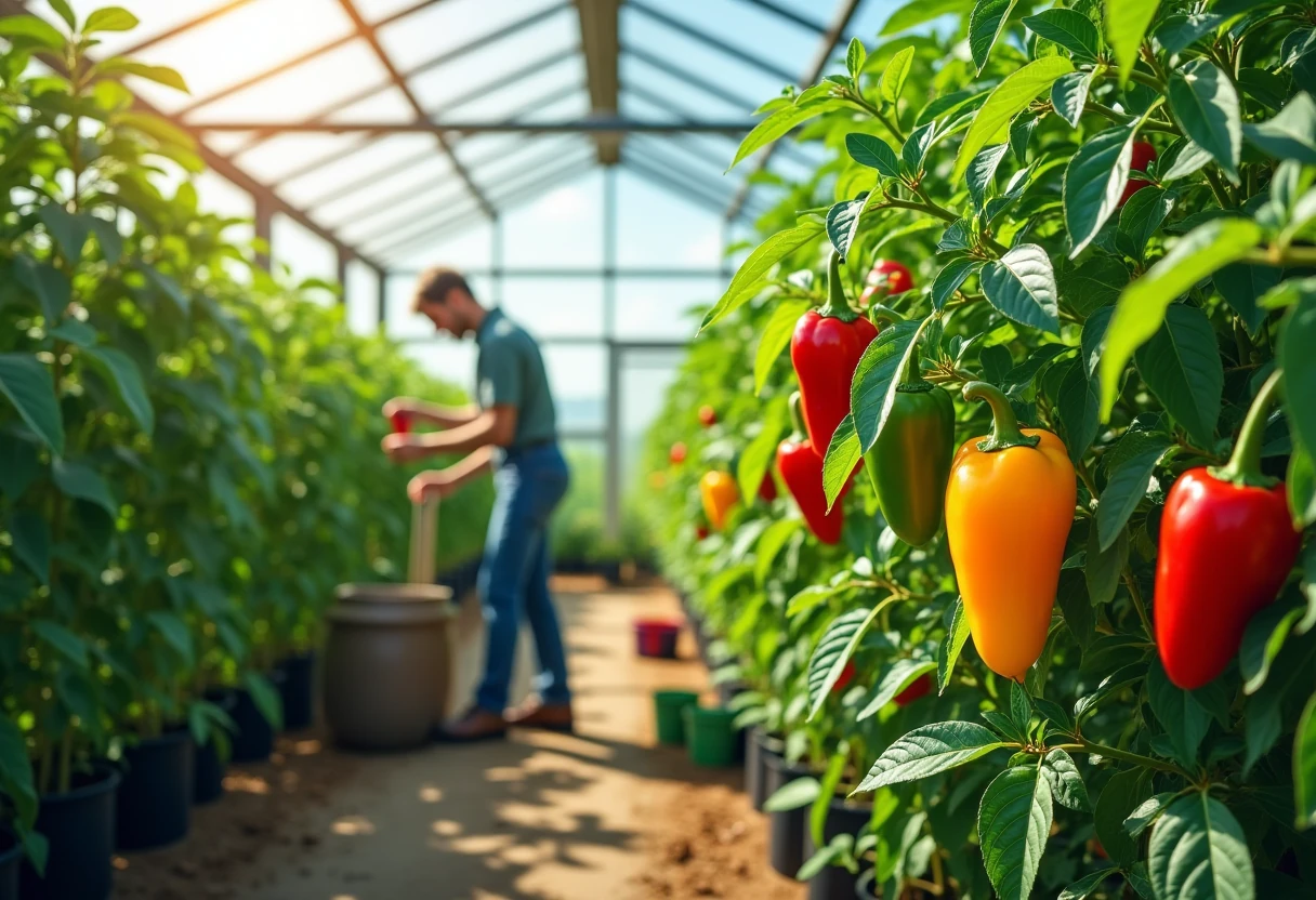 Jak pielęgnować paprykę w szklarni, by uzyskać zdr