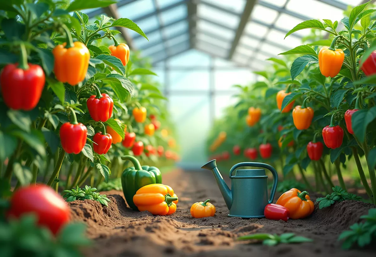 Jak przyspieszyć dojrzewanie papryki w szklarni?