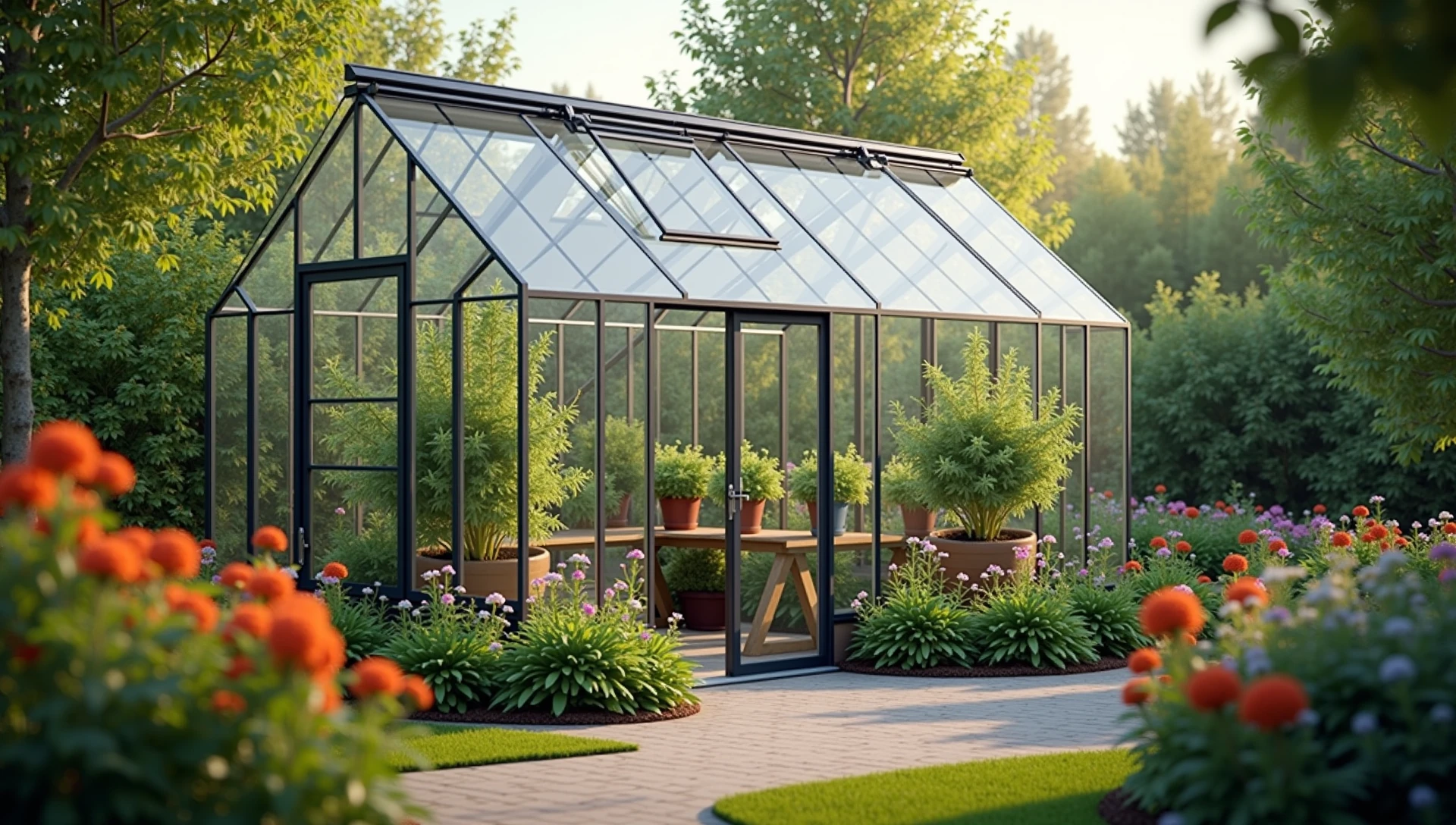 szklarnia ogrodowa